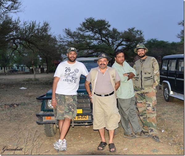 Sariska Forest Office Group Picture by Gurudutt